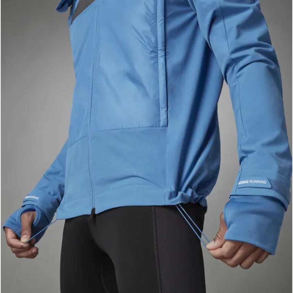 ADIDAS COLD.RDY INSULATED HOODED RUNNING JACKET w/ REFLECTIVE DETAILS sz XL - Picture 7 of 16